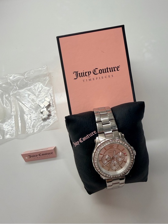 Juicy Couture Accessories - Juicy Couture Silver Bracelet Watch